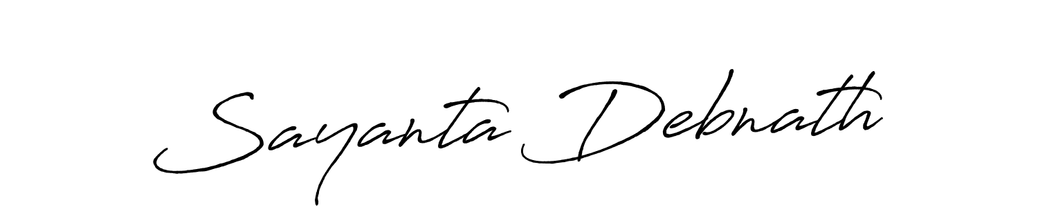 How to Draw Sayanta Debnath signature style? Antro_Vectra_Bolder is a latest design signature styles for name Sayanta Debnath. Sayanta Debnath signature style 7 images and pictures png
