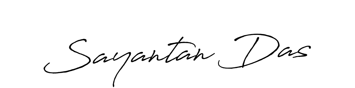 Create a beautiful signature design for name Sayantan Das. With this signature (Antro_Vectra_Bolder) fonts, you can make a handwritten signature for free. Sayantan Das signature style 7 images and pictures png