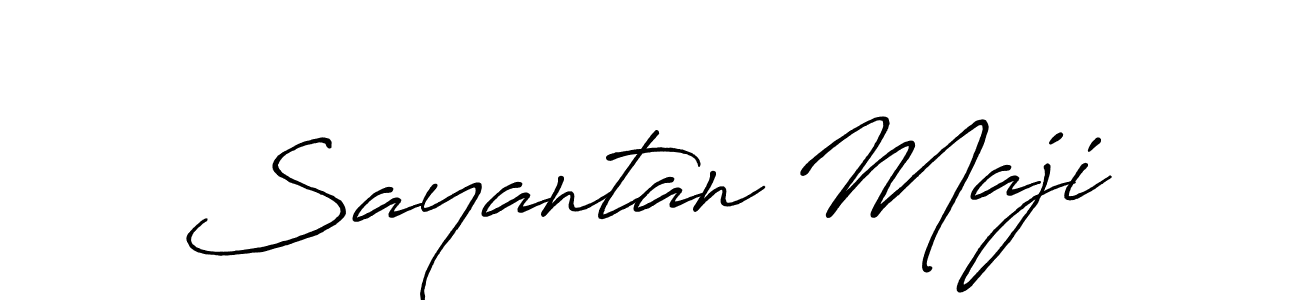 It looks lik you need a new signature style for name Sayantan Maji. Design unique handwritten (Antro_Vectra_Bolder) signature with our free signature maker in just a few clicks. Sayantan Maji signature style 7 images and pictures png