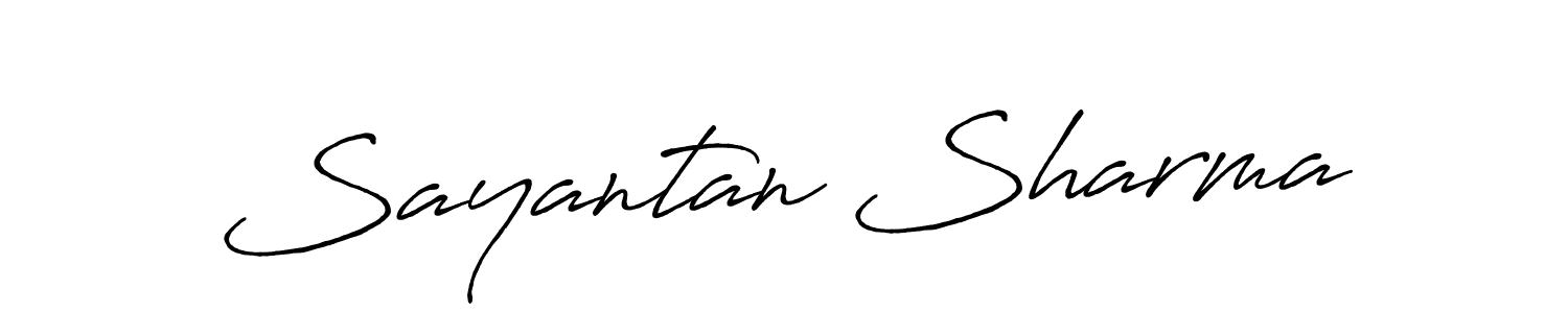 You can use this online signature creator to create a handwritten signature for the name Sayantan Sharma. This is the best online autograph maker. Sayantan Sharma signature style 7 images and pictures png