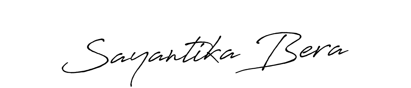 if you are searching for the best signature style for your name Sayantika Bera. so please give up your signature search. here we have designed multiple signature styles  using Antro_Vectra_Bolder. Sayantika Bera signature style 7 images and pictures png