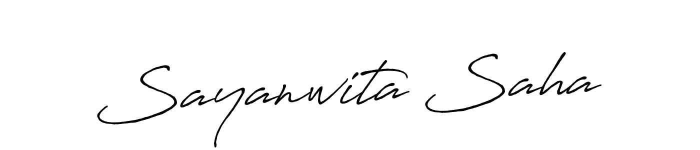 Also You can easily find your signature by using the search form. We will create Sayanwita Saha name handwritten signature images for you free of cost using Antro_Vectra_Bolder sign style. Sayanwita Saha signature style 7 images and pictures png
