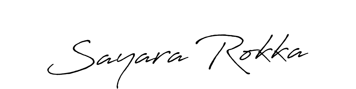 This is the best signature style for the Sayara Rokka name. Also you like these signature font (Antro_Vectra_Bolder). Mix name signature. Sayara Rokka signature style 7 images and pictures png