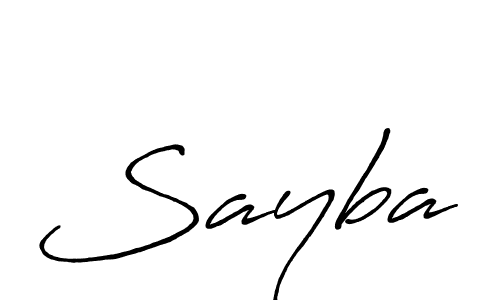 You should practise on your own different ways (Antro_Vectra_Bolder) to write your name (Sayba) in signature. don't let someone else do it for you. Sayba signature style 7 images and pictures png