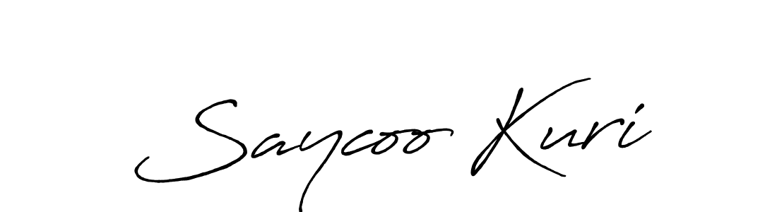 Similarly Antro_Vectra_Bolder is the best handwritten signature design. Signature creator online .You can use it as an online autograph creator for name Saycoo Kuri. Saycoo Kuri signature style 7 images and pictures png