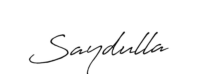 Make a beautiful signature design for name Saydulla. Use this online signature maker to create a handwritten signature for free. Saydulla signature style 7 images and pictures png