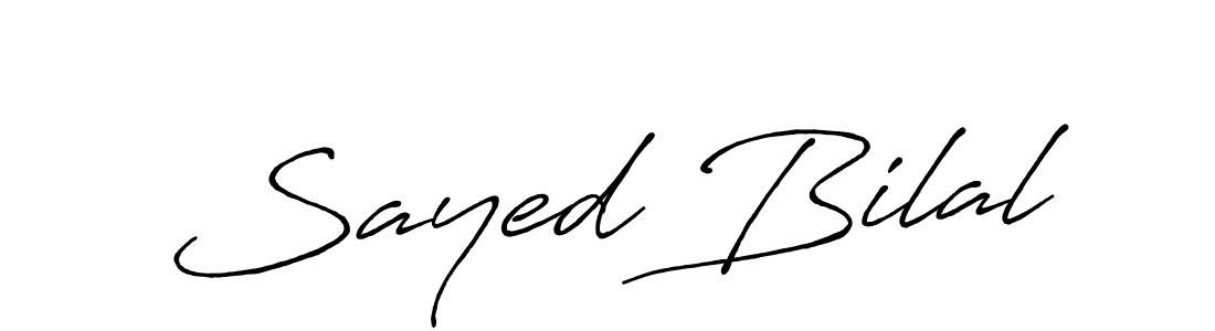 The best way (Antro_Vectra_Bolder) to make a short signature is to pick only two or three words in your name. The name Sayed Bilal include a total of six letters. For converting this name. Sayed Bilal signature style 7 images and pictures png