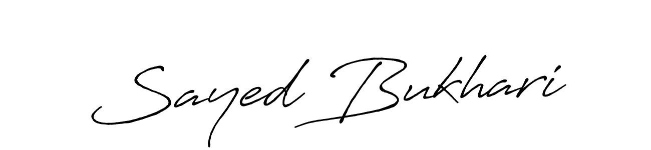 Antro_Vectra_Bolder is a professional signature style that is perfect for those who want to add a touch of class to their signature. It is also a great choice for those who want to make their signature more unique. Get Sayed Bukhari name to fancy signature for free. Sayed Bukhari signature style 7 images and pictures png