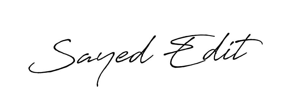 You can use this online signature creator to create a handwritten signature for the name Sayed Edit. This is the best online autograph maker. Sayed Edit signature style 7 images and pictures png