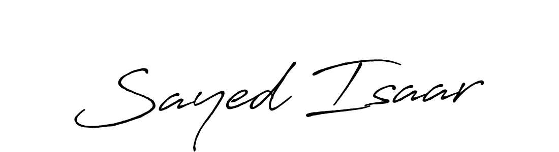 This is the best signature style for the Sayed Isaar name. Also you like these signature font (Antro_Vectra_Bolder). Mix name signature. Sayed Isaar signature style 7 images and pictures png