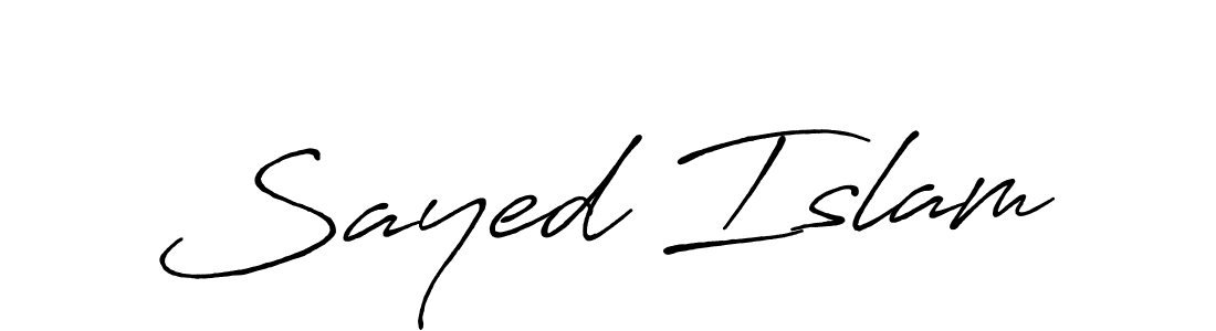 Once you've used our free online signature maker to create your best signature Antro_Vectra_Bolder style, it's time to enjoy all of the benefits that Sayed Islam name signing documents. Sayed Islam signature style 7 images and pictures png