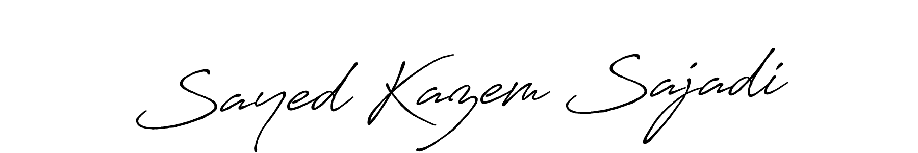 Similarly Antro_Vectra_Bolder is the best handwritten signature design. Signature creator online .You can use it as an online autograph creator for name Sayed Kazem Sajadi. Sayed Kazem Sajadi signature style 7 images and pictures png