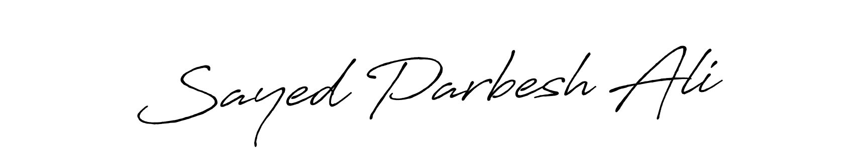 Also You can easily find your signature by using the search form. We will create Sayed Parbesh Ali name handwritten signature images for you free of cost using Antro_Vectra_Bolder sign style. Sayed Parbesh Ali signature style 7 images and pictures png