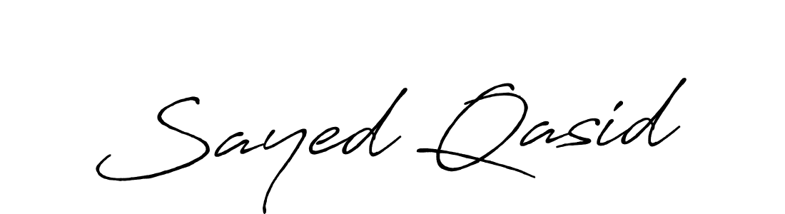 Use a signature maker to create a handwritten signature online. With this signature software, you can design (Antro_Vectra_Bolder) your own signature for name Sayed Qasid. Sayed Qasid signature style 7 images and pictures png