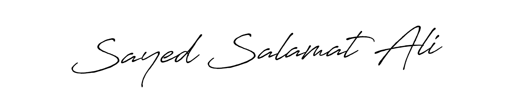 Make a beautiful signature design for name Sayed Salamat Ali. Use this online signature maker to create a handwritten signature for free. Sayed Salamat Ali signature style 7 images and pictures png