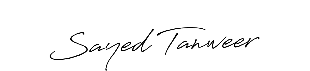 Once you've used our free online signature maker to create your best signature Antro_Vectra_Bolder style, it's time to enjoy all of the benefits that Sayed Tanweer name signing documents. Sayed Tanweer signature style 7 images and pictures png