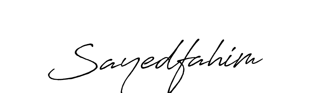 Once you've used our free online signature maker to create your best signature Antro_Vectra_Bolder style, it's time to enjoy all of the benefits that Sayedfahim name signing documents. Sayedfahim signature style 7 images and pictures png
