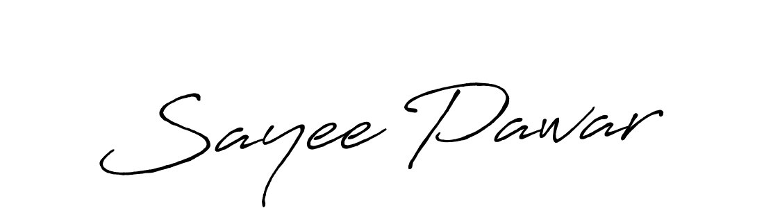 if you are searching for the best signature style for your name Sayee Pawar. so please give up your signature search. here we have designed multiple signature styles  using Antro_Vectra_Bolder. Sayee Pawar signature style 7 images and pictures png