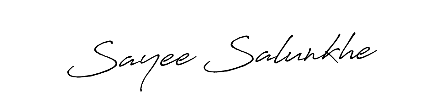 Here are the top 10 professional signature styles for the name Sayee Salunkhe. These are the best autograph styles you can use for your name. Sayee Salunkhe signature style 7 images and pictures png