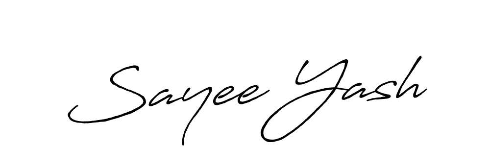 How to Draw Sayee Yash signature style? Antro_Vectra_Bolder is a latest design signature styles for name Sayee Yash. Sayee Yash signature style 7 images and pictures png