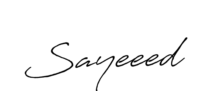 if you are searching for the best signature style for your name Sayeeed. so please give up your signature search. here we have designed multiple signature styles  using Antro_Vectra_Bolder. Sayeeed signature style 7 images and pictures png