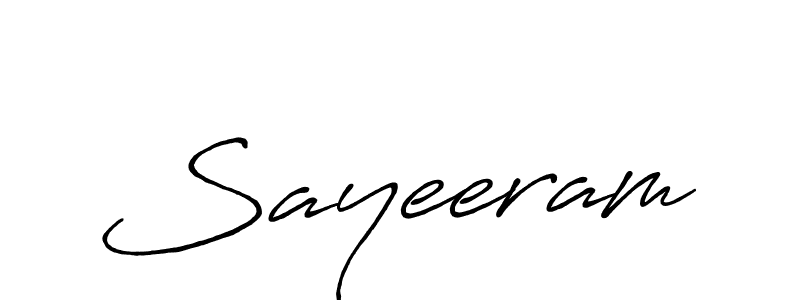 The best way (Antro_Vectra_Bolder) to make a short signature is to pick only two or three words in your name. The name Sayeeram include a total of six letters. For converting this name. Sayeeram signature style 7 images and pictures png