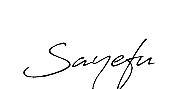 if you are searching for the best signature style for your name Sayefu. so please give up your signature search. here we have designed multiple signature styles  using Antro_Vectra_Bolder. Sayefu signature style 7 images and pictures png