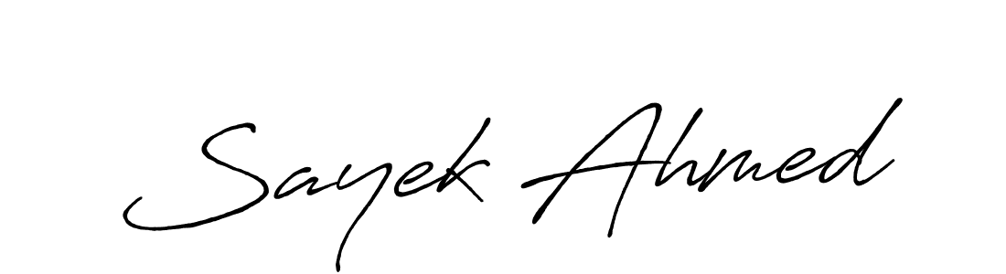 Make a short Sayek Ahmed signature style. Manage your documents anywhere anytime using Antro_Vectra_Bolder. Create and add eSignatures, submit forms, share and send files easily. Sayek Ahmed signature style 7 images and pictures png