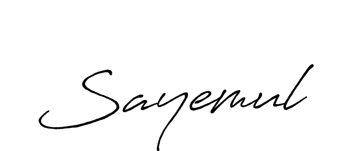 It looks lik you need a new signature style for name Sayemul. Design unique handwritten (Antro_Vectra_Bolder) signature with our free signature maker in just a few clicks. Sayemul signature style 7 images and pictures png