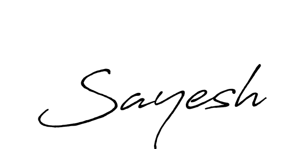 Sayesh stylish signature style. Best Handwritten Sign (Antro_Vectra_Bolder) for my name. Handwritten Signature Collection Ideas for my name Sayesh. Sayesh signature style 7 images and pictures png