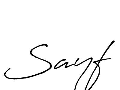 Antro_Vectra_Bolder is a professional signature style that is perfect for those who want to add a touch of class to their signature. It is also a great choice for those who want to make their signature more unique. Get Sayf name to fancy signature for free. Sayf signature style 7 images and pictures png