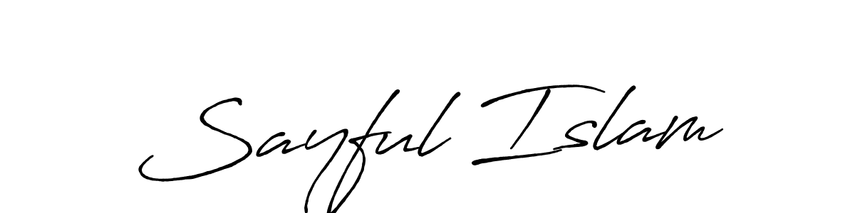 Make a short Sayful Islam signature style. Manage your documents anywhere anytime using Antro_Vectra_Bolder. Create and add eSignatures, submit forms, share and send files easily. Sayful Islam signature style 7 images and pictures png