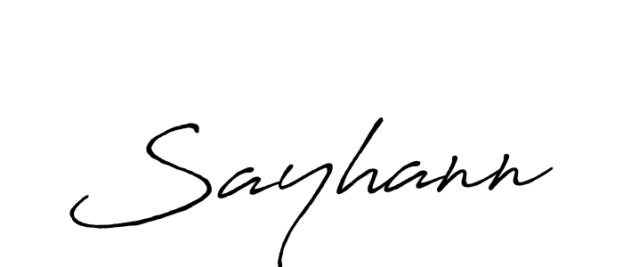 Create a beautiful signature design for name Sayhann. With this signature (Antro_Vectra_Bolder) fonts, you can make a handwritten signature for free. Sayhann signature style 7 images and pictures png