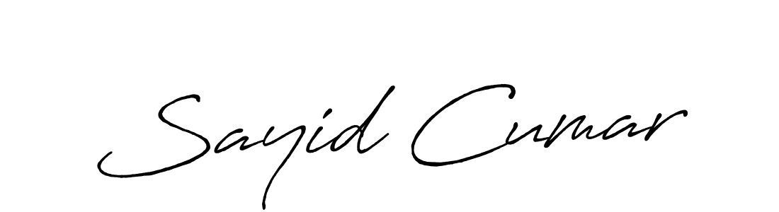 The best way (Antro_Vectra_Bolder) to make a short signature is to pick only two or three words in your name. The name Sayid Cumar include a total of six letters. For converting this name. Sayid Cumar signature style 7 images and pictures png