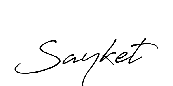The best way (Antro_Vectra_Bolder) to make a short signature is to pick only two or three words in your name. The name Sayket include a total of six letters. For converting this name. Sayket signature style 7 images and pictures png