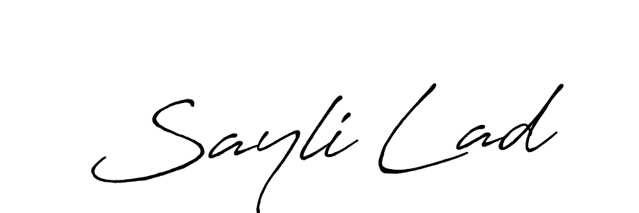 Make a beautiful signature design for name Sayli Lad. Use this online signature maker to create a handwritten signature for free. Sayli Lad signature style 7 images and pictures png