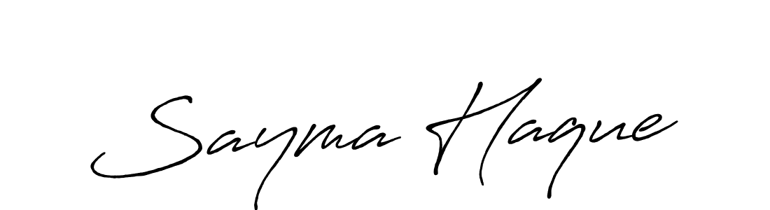 You can use this online signature creator to create a handwritten signature for the name Sayma Haque. This is the best online autograph maker. Sayma Haque signature style 7 images and pictures png