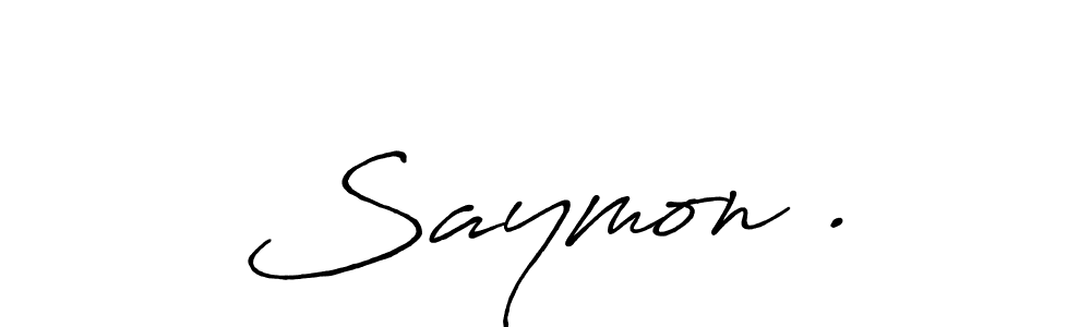 Best and Professional Signature Style for Saymon….. Antro_Vectra_Bolder Best Signature Style Collection. Saymon…. signature style 7 images and pictures png