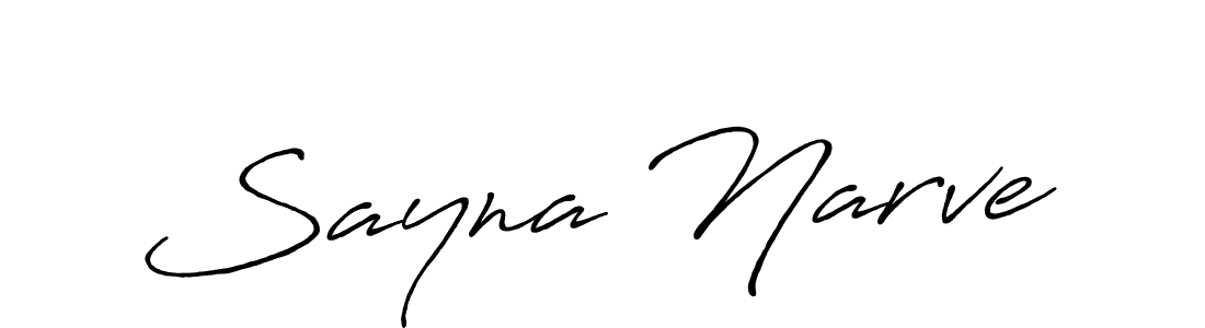 Antro_Vectra_Bolder is a professional signature style that is perfect for those who want to add a touch of class to their signature. It is also a great choice for those who want to make their signature more unique. Get Sayna Narve name to fancy signature for free. Sayna Narve signature style 7 images and pictures png