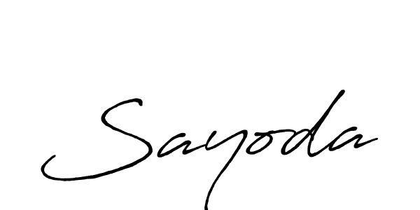 Best and Professional Signature Style for Sayoda. Antro_Vectra_Bolder Best Signature Style Collection. Sayoda signature style 7 images and pictures png