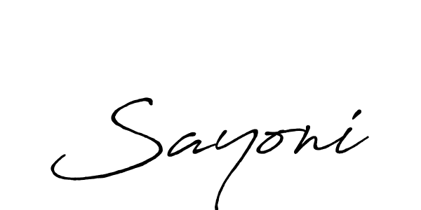 Best and Professional Signature Style for Sayoni. Antro_Vectra_Bolder Best Signature Style Collection. Sayoni signature style 7 images and pictures png