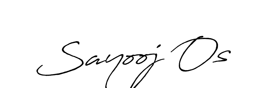 if you are searching for the best signature style for your name Sayooj Os. so please give up your signature search. here we have designed multiple signature styles  using Antro_Vectra_Bolder. Sayooj Os signature style 7 images and pictures png