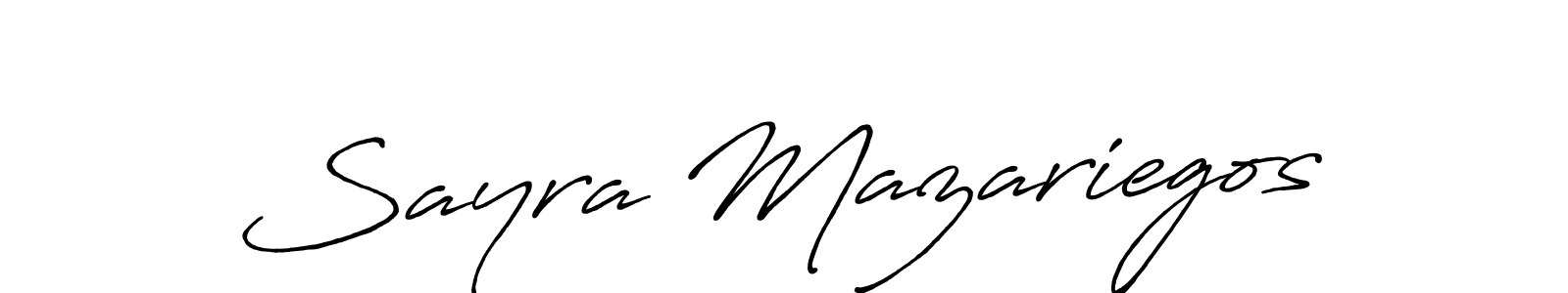 if you are searching for the best signature style for your name Sayra Mazariegos. so please give up your signature search. here we have designed multiple signature styles  using Antro_Vectra_Bolder. Sayra Mazariegos signature style 7 images and pictures png