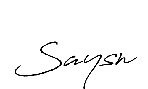 You can use this online signature creator to create a handwritten signature for the name Saysn. This is the best online autograph maker. Saysn signature style 7 images and pictures png