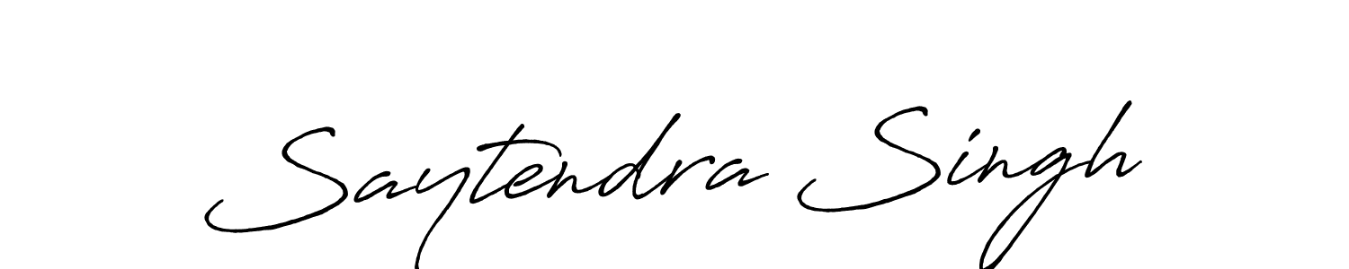 Create a beautiful signature design for name Saytendra Singh. With this signature (Antro_Vectra_Bolder) fonts, you can make a handwritten signature for free. Saytendra Singh signature style 7 images and pictures png