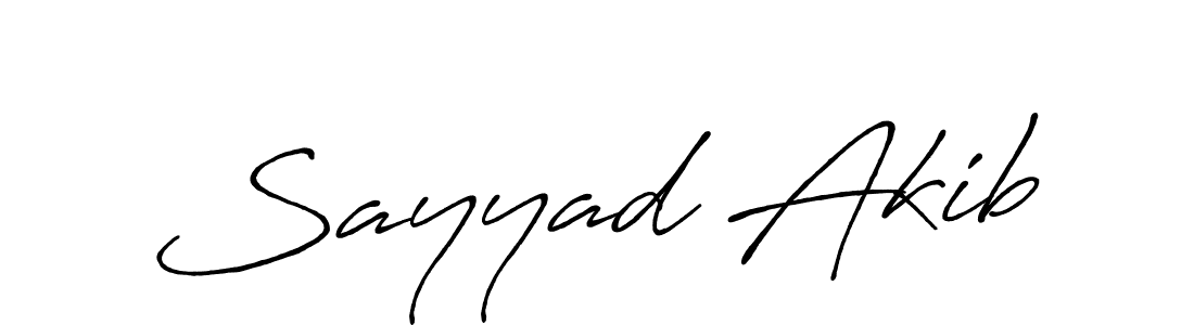The best way (Antro_Vectra_Bolder) to make a short signature is to pick only two or three words in your name. The name Sayyad Akib include a total of six letters. For converting this name. Sayyad Akib signature style 7 images and pictures png