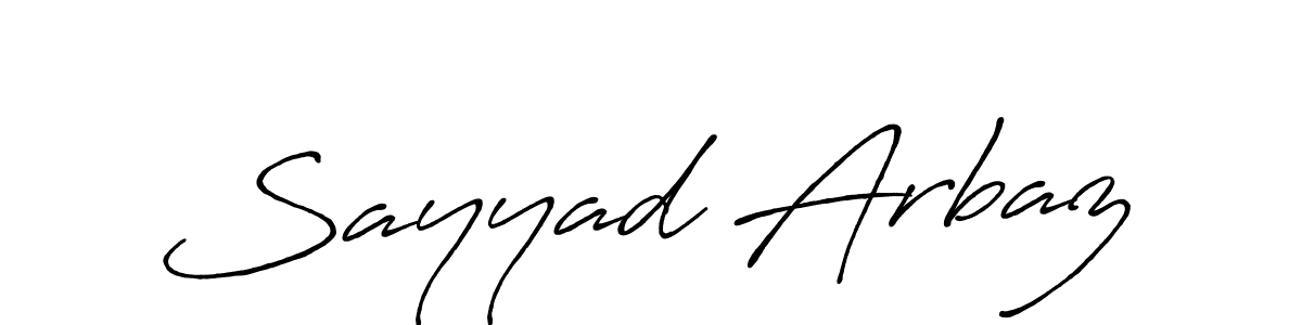 Make a beautiful signature design for name Sayyad Arbaz. Use this online signature maker to create a handwritten signature for free. Sayyad Arbaz signature style 7 images and pictures png