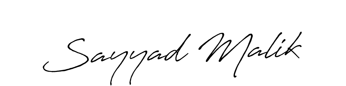 The best way (Antro_Vectra_Bolder) to make a short signature is to pick only two or three words in your name. The name Sayyad Malik include a total of six letters. For converting this name. Sayyad Malik signature style 7 images and pictures png