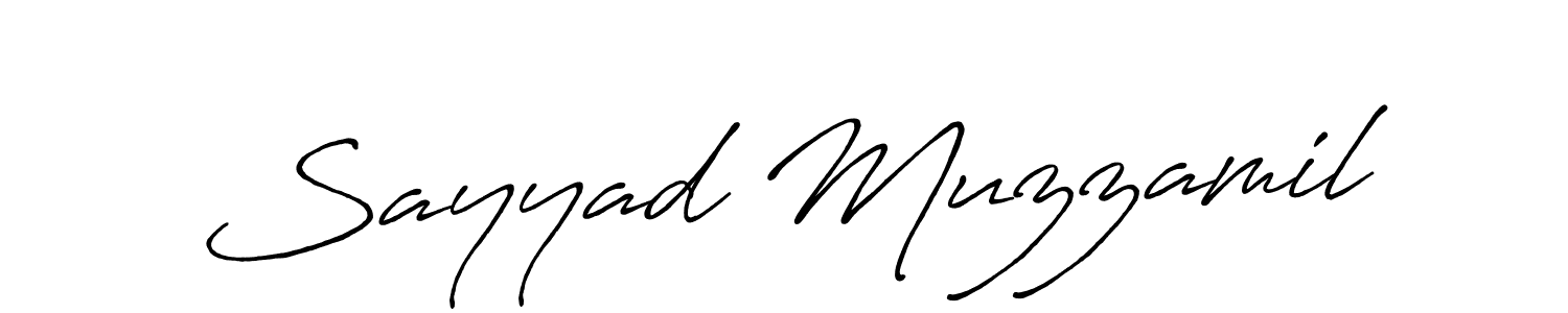 How to make Sayyad Muzzamil signature? Antro_Vectra_Bolder is a professional autograph style. Create handwritten signature for Sayyad Muzzamil name. Sayyad Muzzamil signature style 7 images and pictures png