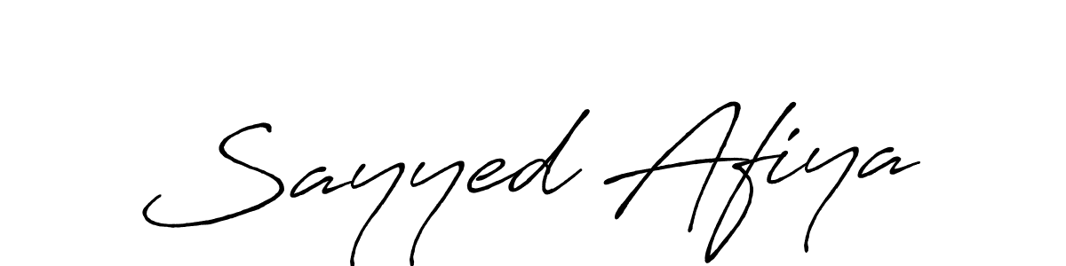 It looks lik you need a new signature style for name Sayyed Afiya. Design unique handwritten (Antro_Vectra_Bolder) signature with our free signature maker in just a few clicks. Sayyed Afiya signature style 7 images and pictures png
